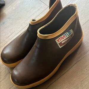 XTRATUF Neoprene Vintage Brown Boots !! Size 10